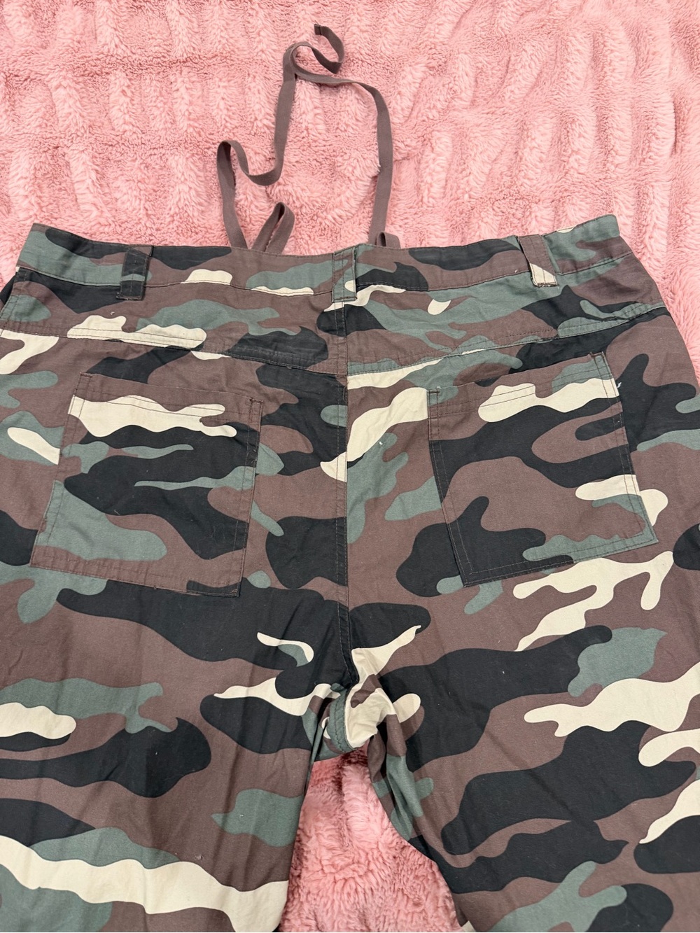 Wild Fable Camo Wide Leg Pants - Green/Brown/Black - Picture 7 of 8